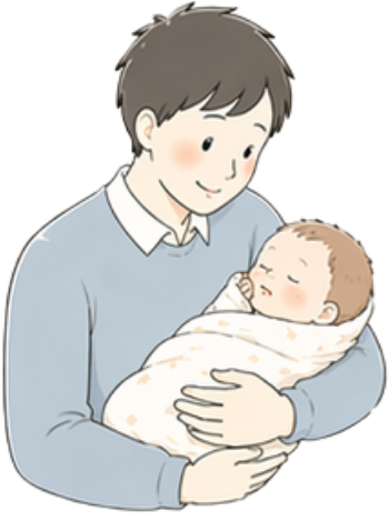 新生児期のイラスト